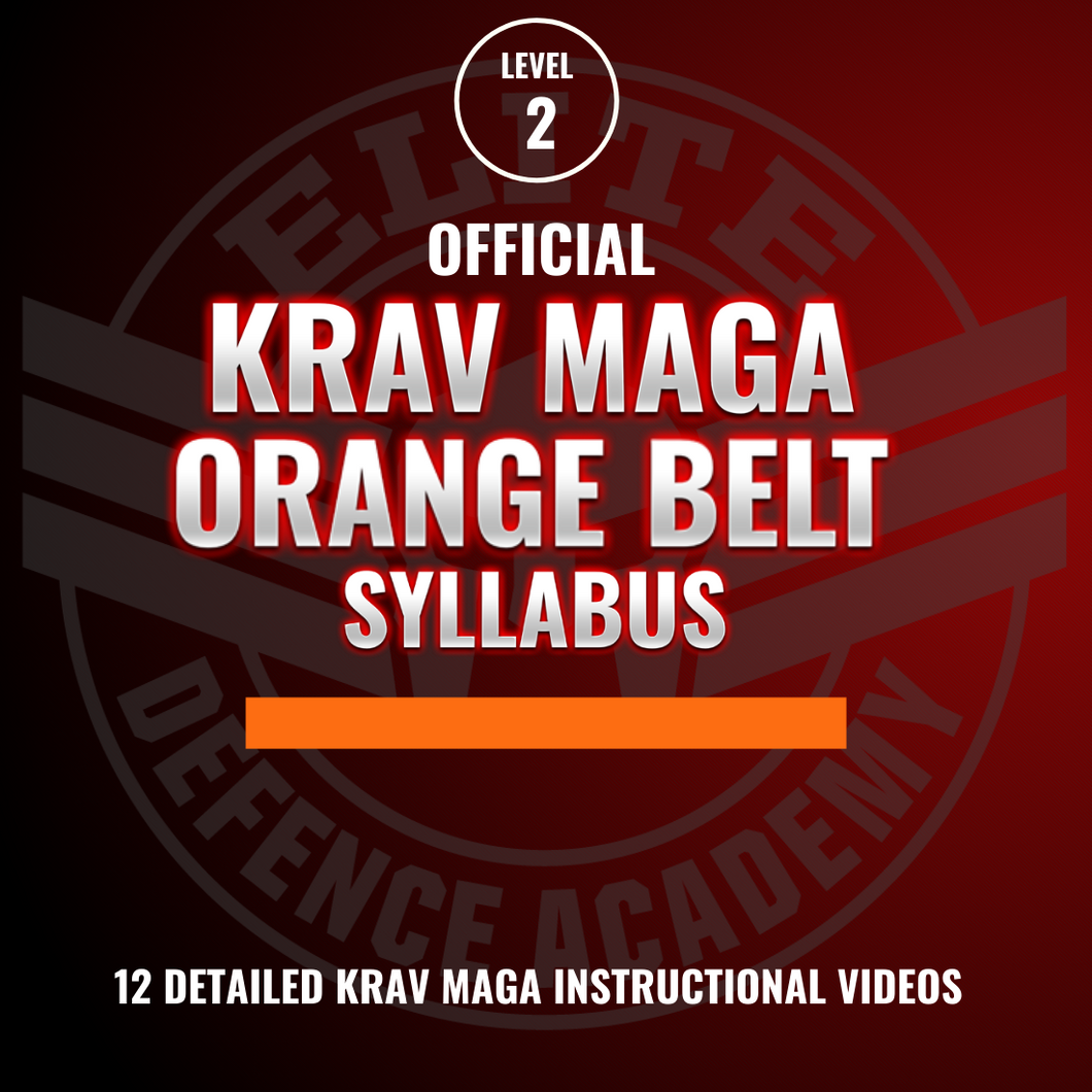 EDA Krav Maga Orange Belt Syllabus (12 Videos)